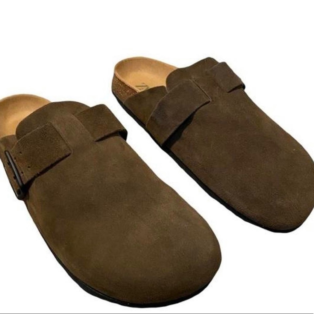 Brown Zara Clogs